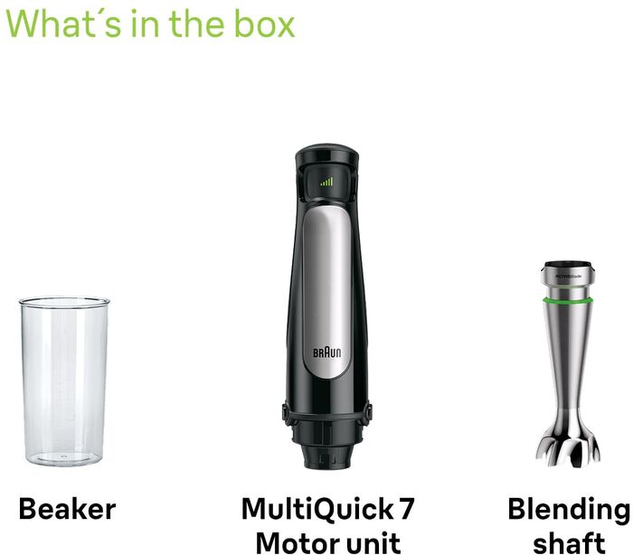 Braun MultiQuick 7 töfrasproti MQ 7000X