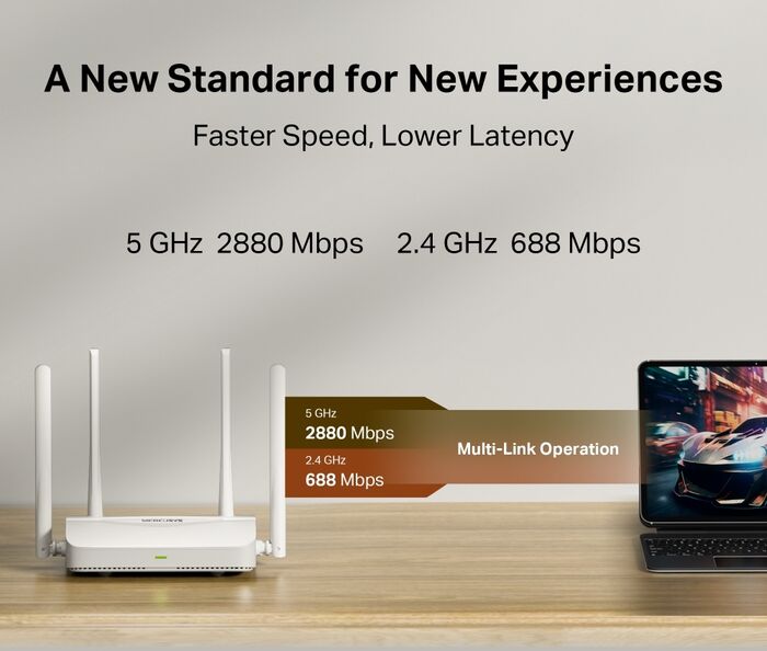 Mercusys MR25WBE WiFi 7 netbeinir