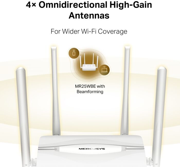 Mercusys MR25WBE WiFi 7 netbeinir
