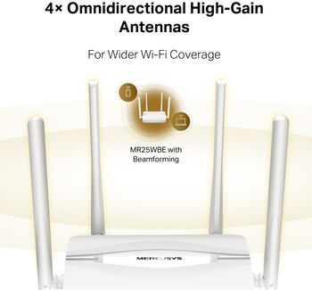 Mercusys MR25WBE WiFi 7 netbeinir