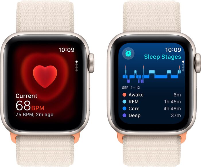 Apple Watch SE (2023) GPS 40mm - Starlight/Sport Loop 