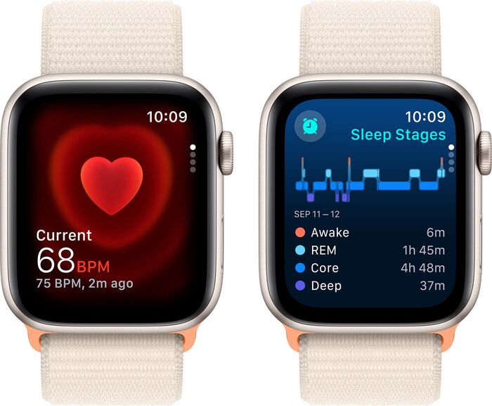 Apple Watch SE 2nd Gen 44mm - Starlight/Sport Loop 