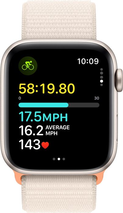 Apple Watch SE 2nd Gen 44mm - Starlight/Sport Loop 