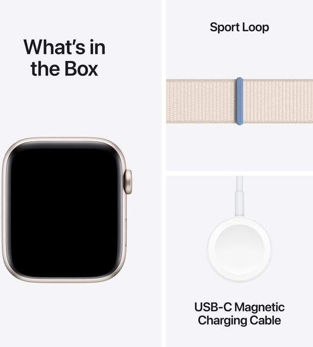 Apple Watch SE 2nd Gen 44mm - Starlight/Sport Loop 