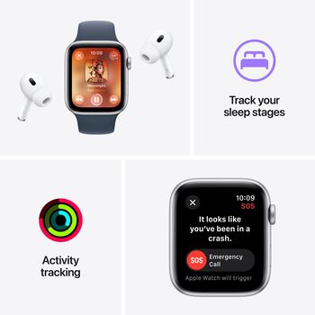 Apple Watch SE 2nd Gen 44mm - Starlight/Sport Loop 
