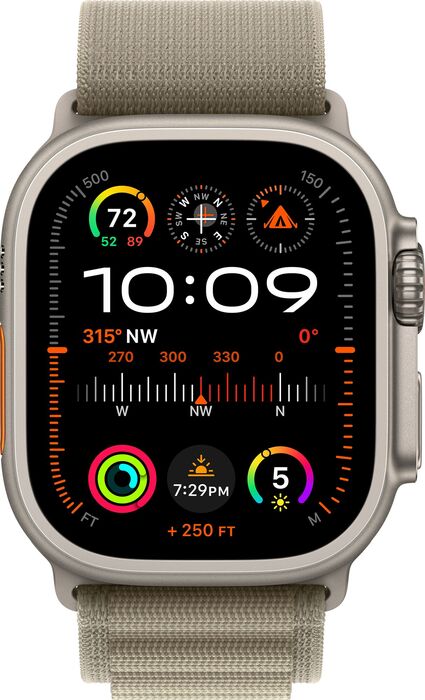 Apple Watch Ultra 2 LTE - Olive Alpine ól L
