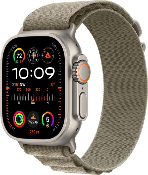 Apple Watch Ultra 2 LTE - Olive Alpine ól L