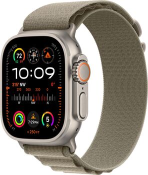 Apple Watch Ultra 2 LTE - Olive Alpine ól L 