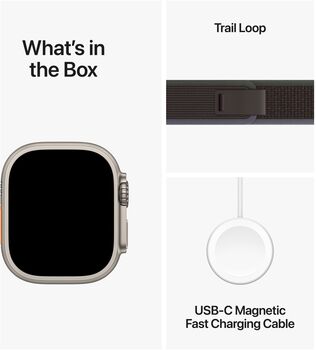 Apple Watch Ultra 2 LTE - Orange/Beige Trail ól S/M 