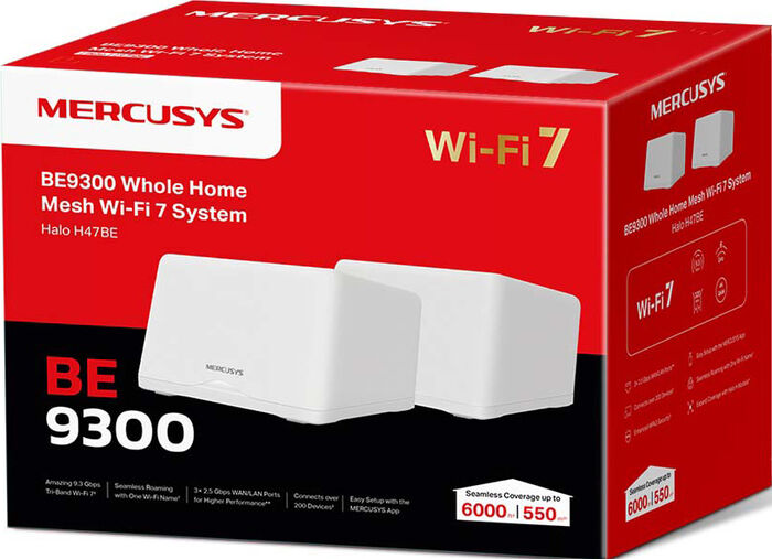 Mercusys Halo H47BE WiFi 7 mesh-kerfi (2-pk)
