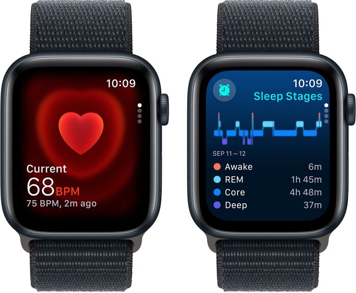 Apple Watch SE (2023) LTE 44mm - Midnight/Sport Loop 