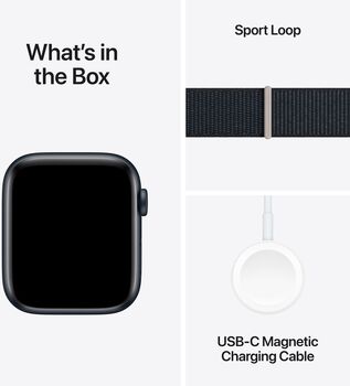 Apple Watch SE (2023) LTE 44mm - Midnight/Sport Loop 