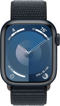 Apple Watch Series 9 LTE 41mm - Dökkblátt/Dökkblá Sport ól 