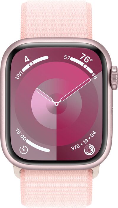 Apple Watch Series 9 LTE 41mm - Bleikt/Bleik Sport ól 