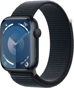 Apple Watch Series 9 LTE 45mm - Dökkblátt/Dökkblá Sport ól 