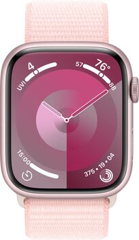 Apple Watch Series 9 LTE 45mm - Bleikt/Bleik Sport ól 
