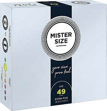 Mister Size 49 mm smokkar - 36 stk 
