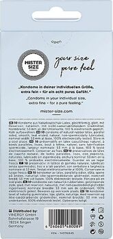 Mister Size 53 mm smokkar - 10 stk 