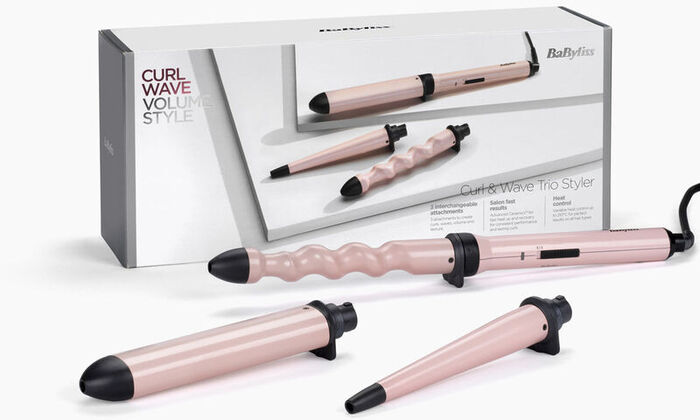 Product image not available for Babyliss Curl & Wave Trio krullujárn