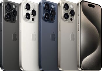 Apple iPhone 15 Pro 128 GB snjallsími - Hvítur Titanium