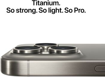Apple iPhone 15 Pro 128 GB snjallsími - Hvítur Titanium