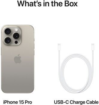 Apple iPhone 15 Pro 128 GB snjallsími - Grár Titanium