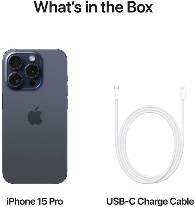Apple iPhone 15 Pro 256 GB snjallsími - Blár Titanium