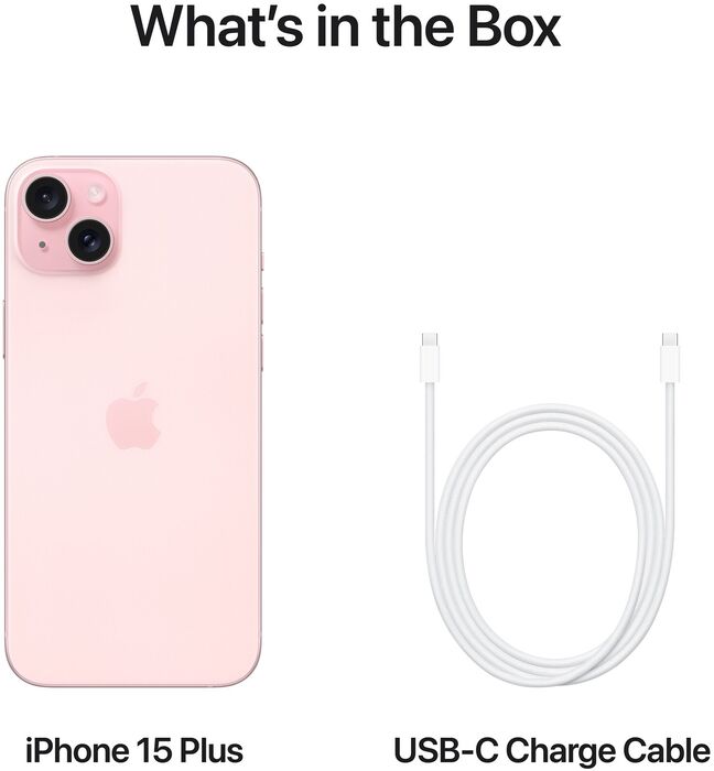Apple iPhone 15 Plus 128 GB snjallsími - Bleikur
