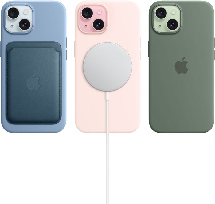 Apple iPhone 15 Plus 128 GB snjallsími - Bleikur