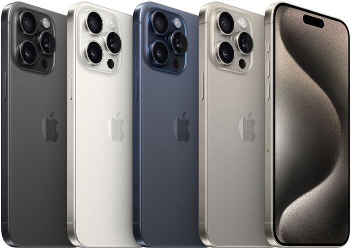 Apple iPhone 15 Pro Max 256 GB snjallsími - Grár Titanium