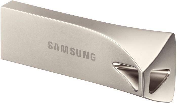 Samsung Bar Plus minnislykill - 64 GB - Silfur