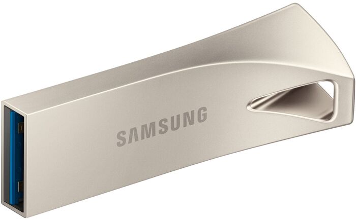 Samsung Bar Plus minnislykill - 64 GB - Silfur