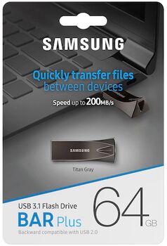 Samsung Bar Plus minnislykill - 64 GB 