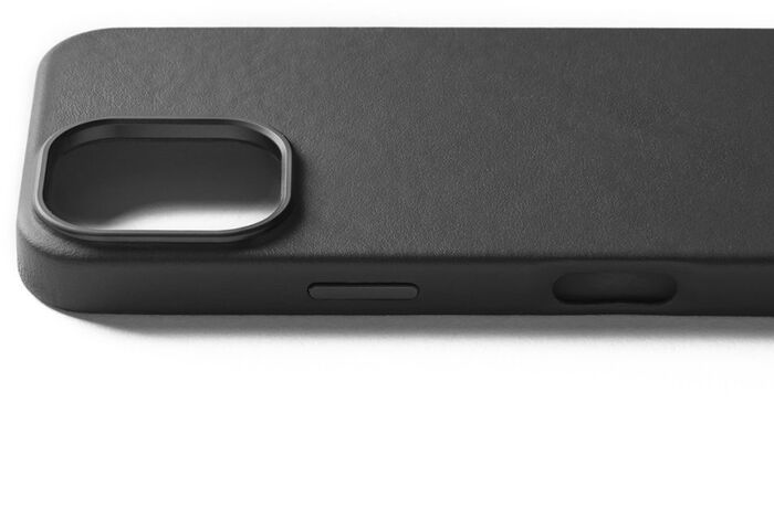 Mujjo iPhone 16 Pro leðursímahulstur - Svart