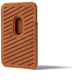 Mujjo MagSafe leður veski - Brúnt