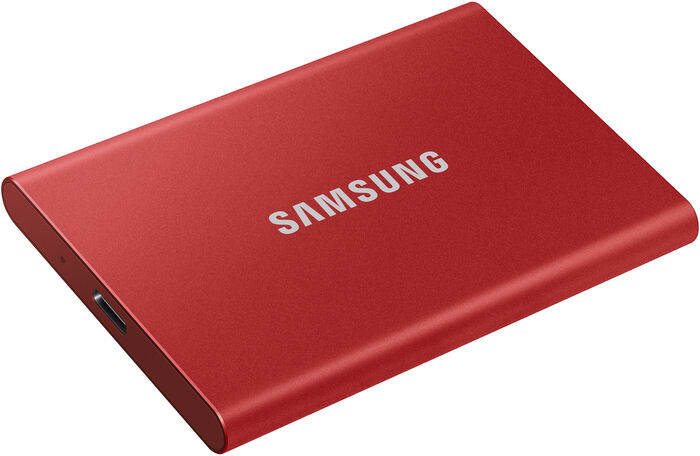Samsung T7 1TB SSD flakkari - Rauður