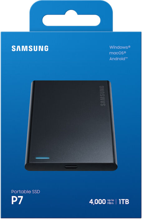 Samsung P7 1TB SSD flakkari - Svartur