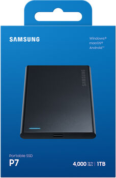 Samsung P7 1TB SSD flakkari - Svartur