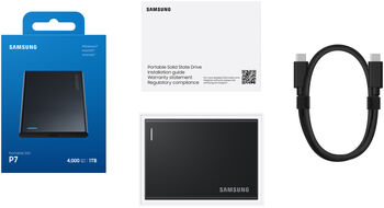 Samsung P7 1TB SSD flakkari - Svartur
