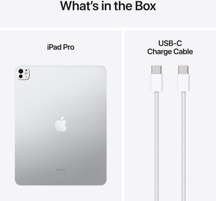 Apple iPad Pro 13" (2024) 256GB Wi-Fi - Silfur