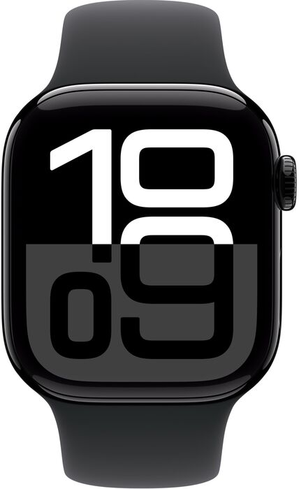 Apple Watch Series 10 GPS 46 mm - Svart Sport ól