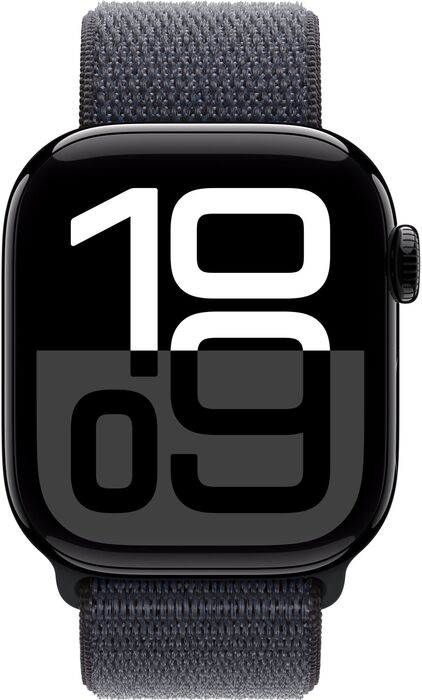 Apple Watch Series 10 GPS 46 mm - Svart Loop ól