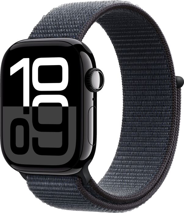 Apple Watch Series 10 GPS 46 mm - Svart Loop ól