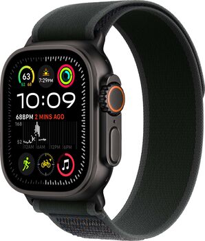 Apple Watch Ultra 2 GPS/4G 49mm - Svart títaníum Trail ól