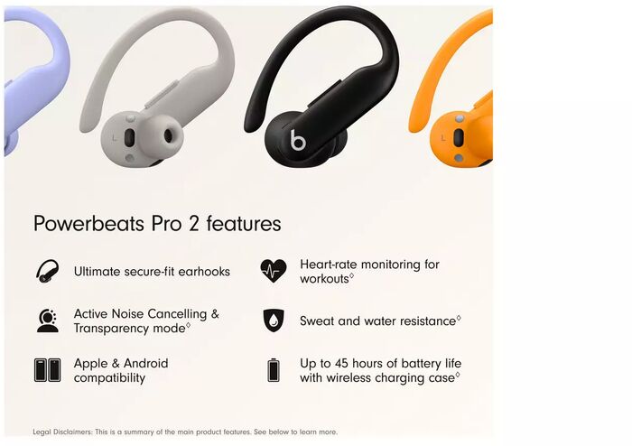Beats Powerbeats Pro 2 heyrnartól - Svört