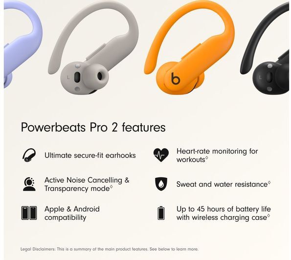 Beats Powerbeats Pro 2 heyrnartól - Appelsínugul