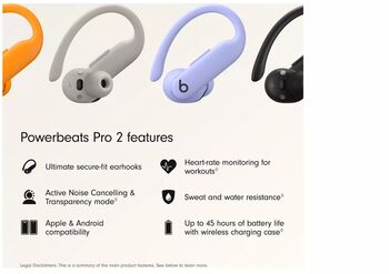 Beats Powerbeats Pro 2 heyrnartól - Fjólublá
