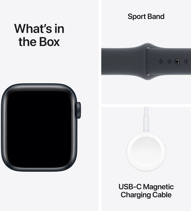 Apple Watch SE 2nd Gen GPS 40 mm - Svart Sport ól