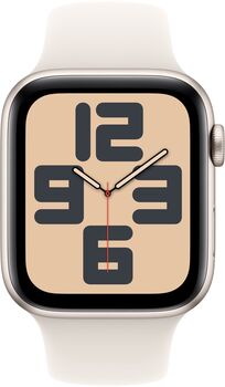 Apple Watch SE 2nd Gen GPS 44 mm - Hvítt Sport ól