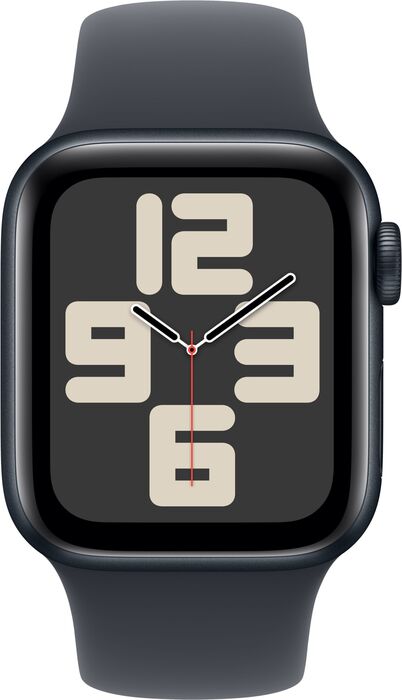 Apple Watch SE 2nd Gen GPS/4G 44 mm - Svart Sport ól